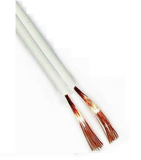[CAB-ICO-2X12] CABLE SPT NRO. 2 X 12 60°C 600 V COLOR BLANCO ROLLO DE 50 MTS MARCA ICONEL