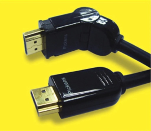 [CAB-PIC-DMM2710200] CABLE TIPO HDMI CON CONECTOR GIRATORIO DE 2 MTS TIPO A REF. DMM271-0200 MARCA PICKENS