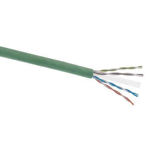 [CAB-VIM-03071.E-MTR] CABLE U / UTP POR MTS CAT6 ECA CHAQUETA LSZH VERDE NETSAFE POR METRO REF. 03071.E MARCA VIMAR