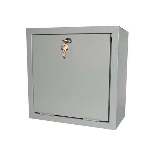 [CAJ-DIS-303015] CAJA DE CONTROL ELECTRICO CON PUERTA Y CERRADURA DE 30 X 30 X 15 CM LAMINA DE 70 MM MARCA DISMEVEN