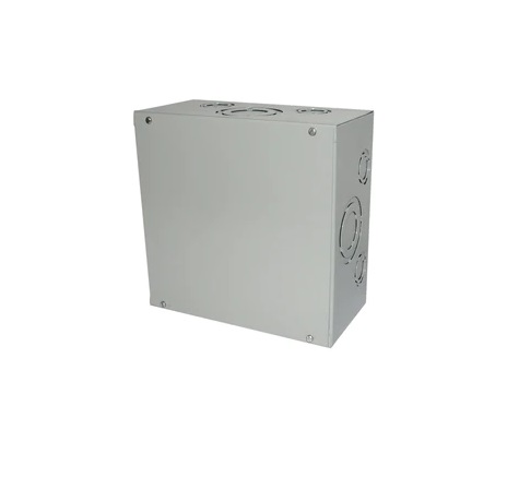 [CAJ-DIS-D-05] CAJA DE DERIVACION ELECTRICA CON TAPA Y PREPONCHADA DE 10" X 10" X 4" CAL 70 MM MARCA DISMEVEN