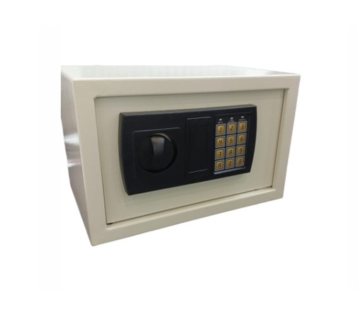 [CAJ-HUN-CF-1001] CAJA FUERTE 30 CM X 20 CM X 20 CM ELECTRONICA BLANCO REF. CF-1001 MARCA HUNTER