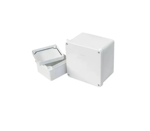 [CAJ-IND-T7501-035] CAJA DE PASO PLASTICA CUAD. 15CM X 15CM X 11CM 6" X 6" SUPERFICIAL REF.12030006 / 572231 INDUMA