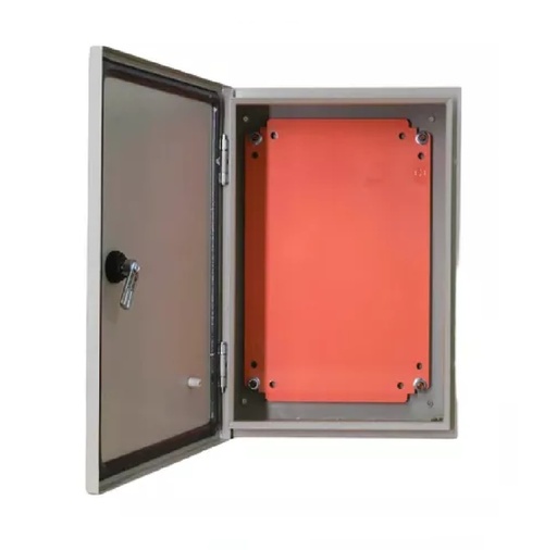 [CAJ-MOT-128002] CAJA DE CONTROL ELECTRICO DE 40 X 30 X 15 CM C/ COMPUERTA Y CERRADURA REF. 128002 MARCA MOTINDUSTRIA