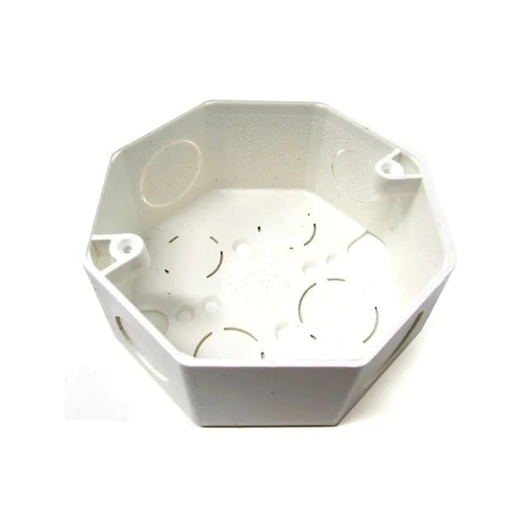 [CAJ-PAV-927705] CAJETIN PLASTICO TIPO CONDUIT OCTOGONAL REF. 927705 MARCA PAVCO