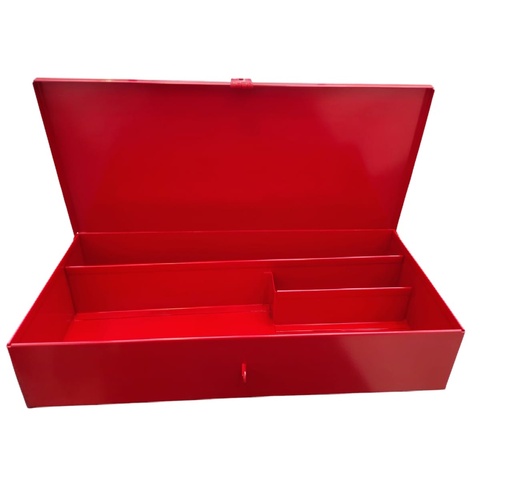 [CAJ-PRO-J5695] CAJA DE HERRAMIENTA 20" (52,5 X 21 X 9 CM) METALICA RESISTENTE COLOR ROJO REF. J5695 MARCA PROTO