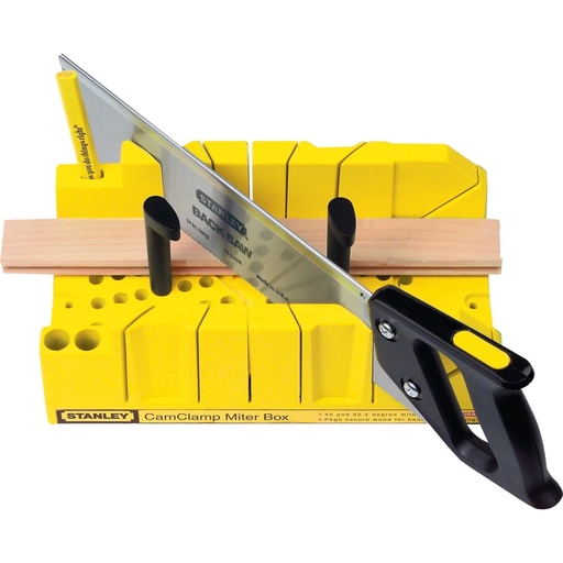 [CAJ-STA-20800] CAJA DE INGLETADORA DE METAL CON SERRUCHO CORTE 45 A 90 GRADOS REF. 20800 MARCA STANLEY