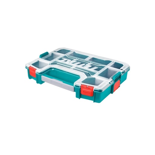 [CAJ-TOT-TPBX1151] CAJA ORGANIZADORA PLASTICA 15" 370 X 290 X 65 MM REF. TPBX1151 MARCA TOTAL TOOLS