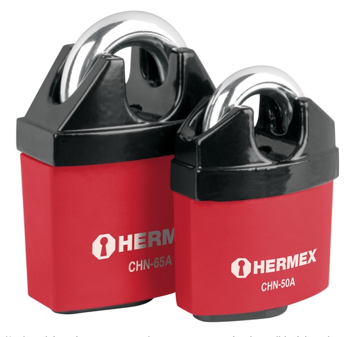 [CAN-HER-43340] CANDADO DE GANCHO ALTA SEGURIDAD CUBIERTA NYLON 50 MM MOD. CHN-50A REF. 43340 MARCA HERMEX