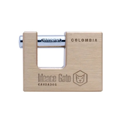 [CAN-IDE-7CA80] CANDADO LATON ANTICIZALLA 80 MM LATON MOD. CLA80 REF. IDE-7CA80 / 714823 MARCA IDEACE