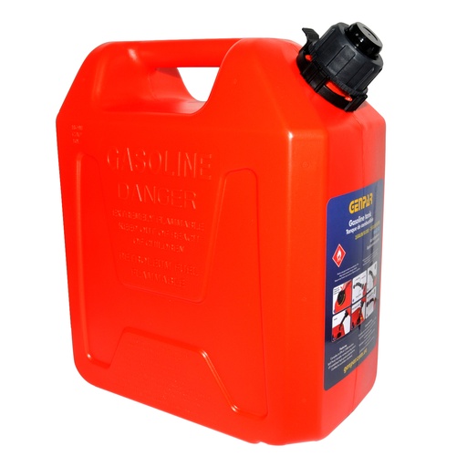 [CAR-GEN-SFGT-10-01] CARBOYA / BIDON MULTIPROPOSITO CAP. 10 LTS ROJO CON TAPA ANTIDERRAME REF. GCT-10L MARCA GENPAR