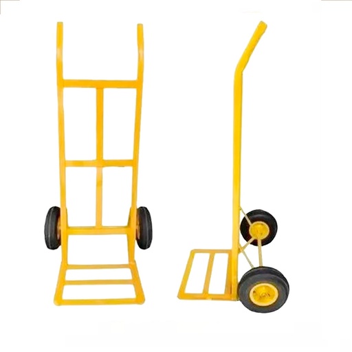 [CAR-MUL-CAR2R] CARRUCHA RUEDA MACIZA 10" EJE 21 MM 39 CM X 40.5 CM CAP. 250 KGS AMARILLO REF.CAR2R MARCA MULTIPRENS