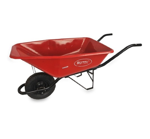[CAR-RUT-PROA009] CARRETILLA DE CONSTRUCCION 110 LTS RUEDA NEUMATICA 14" REF. PROA009 / 1001014 MARCA RUTEL