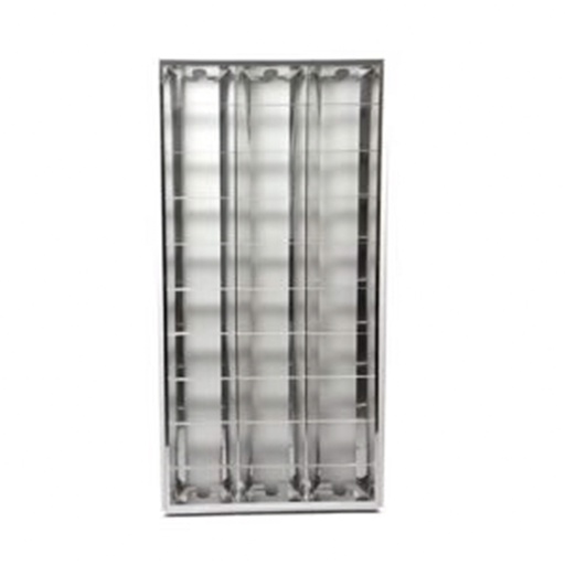 [CAR-SEA-3X18-S.B] CARCASA P/LUMINARIA ESPECULAR SIN BALASTO P/EMB 3 X 18 W (60 X 60) MARCA SEA STAR
