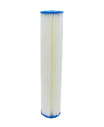 [CAR-ZOW-ZC-JL20] CARTUCHO LAVABLE 20" 4.5" P/ SEDIMENTOS Y PARTICULAS/ POLYESTER PLEGADO REF. ZC-JL20 MARCA ZOWA ( PROMO )