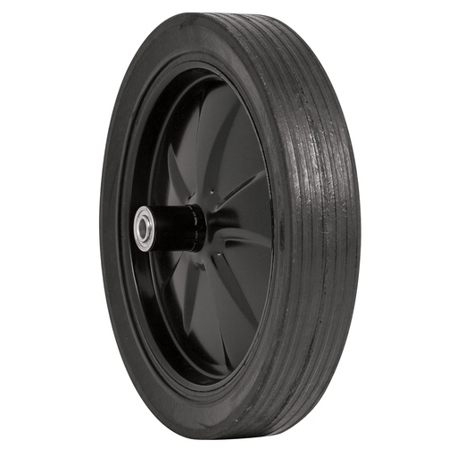 [CAU-TRU-11862] CAUCHO MACIZO DE 14" P/ CARRETILLA C/RIN - DE BOCINA - EJE 5/8" ( 15.8 MM ) REF. 11862 MARCA TRUPER