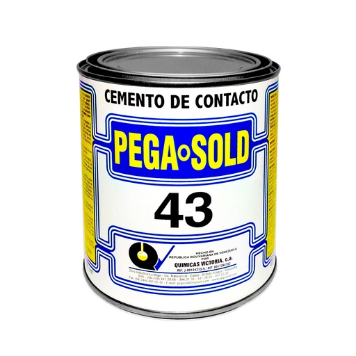 [CEM-PEG-430553] CEMENTO DE CONTACTO / PEGA N° 43 - 1 GL DE 3.7 LTS REF. 7592203430553 MARCA PEGA SOLD