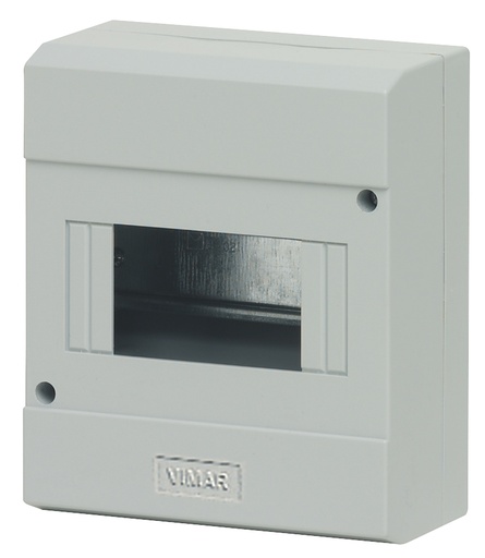 [CEN-VIM-V50006] TAPA / CENTRALITA SUPERFICIAL 6 MODULOS SIN PUERTA IP40 COLOR GRIS REF. V50006 / 078734 MARCA VIMAR
