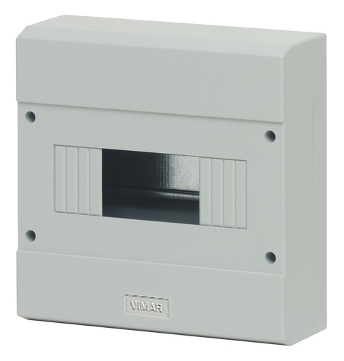 [CEN-VIM-V50008] TAPA / CENTRALITA SUPERFICIAL 8 MODULOS CON PUERTA IP40 COLOR GRIS REF. V50008 / 078758 MARCA VIMAR