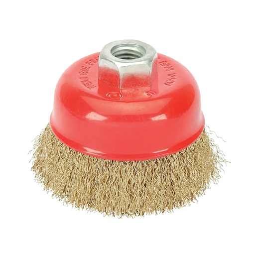 [CEP-BES-H16014] CEPILLO COPA ALAMBRE BRONCE 4" - 100 MM EJE 5/8" -11 CAL.0.30 MM REF. H16014 MARCA BEST VALUE