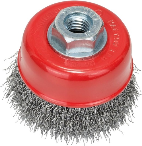 [CEP-BOS-2608622098] CEPILLO DE COPA ACERO ONDULADO M14 3" 75 MM X 0,3 MM REF. 2608622098 / 876292 / 631785 MARCA BOSCH