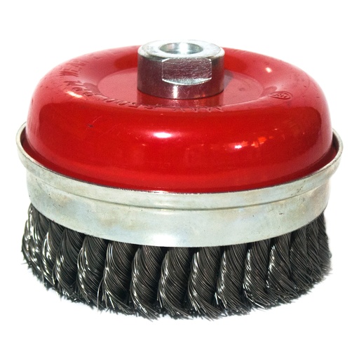 [CEP-STR-8003205] CEPILLO DE COPA TRENZADO 6" X M14 ACERO AL CARBONO DE 50 MM REF. 8003205 MARCA STRUGGER