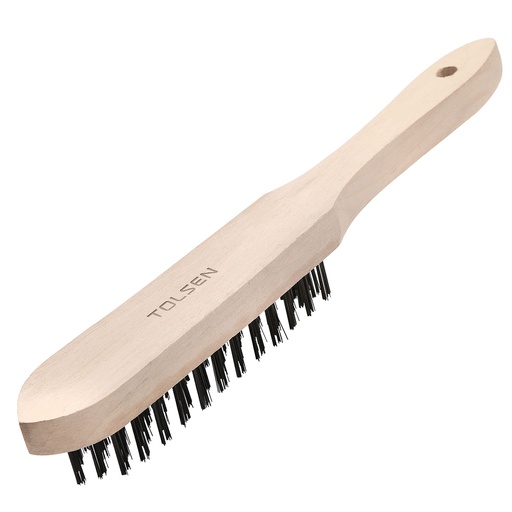 [CEP-TOL-32062] CEPILLO DE ALAMBRE RECTO / NEGRO - 4 LINEAS - MANGO DE MADERA REF. 32062 MARCA TOLSEN