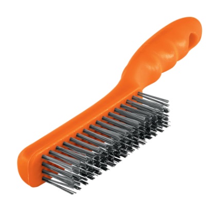 [CEP-TRU-10656] CEPILLO DE ALAMBRE ACERO INOX M/PLASTICO CURVO 4H 64 PINCELES MOD.CEA-54I REF.10656 MARCA TRUPER