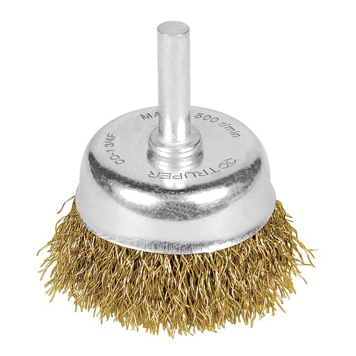 [CEP-TRU-11591] CEPILLO DE ALAMBRE CIRCULAR C/EJE 1/4 X 1 3/4" CAL. 0.17 MM MOD.CO-1.3/4 F REF.11591 MARCA TRUPER