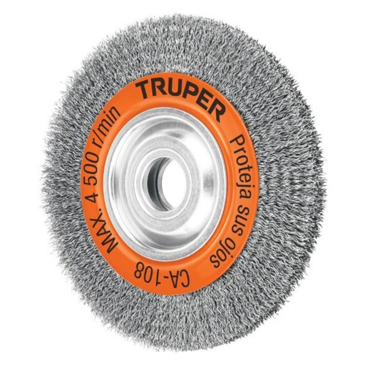 [CEP-TRU-17525] CEPILLO ALAMBRE CIRCULAR AC 7/8 X 8" PARA ESMERIL MOD. CA-108 REF. 17525 MARCA TRUPER