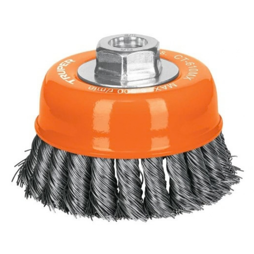 [CEP-TRU-17532] CEPILLO COPA ALAMBRE TRENZADO 4 X 14MM EJE ROSCABLE MOD.CT-610XM REF.17532 MARCA TRUPER