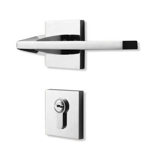 [CER-BAR-CER.06.04] CERRADURA DE MANILLA MOD. AOSTA PARA BAÑO CROMADO PLATA REF. CER.06.04 MARCA BARI