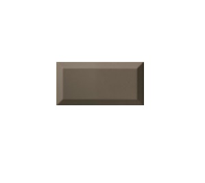 [CER-COL-GRIS-OSCURO-BRILLANTE] CERAMICA BISELADA GRIS OSCURO BRILLANTE 10 X 20 CM (CAJA 1 MT2) ESPAÑOL MARCA COLORKER