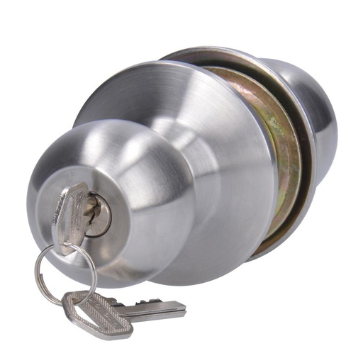 [CER-GAT-BL620SS] CERRADURA DE POMO ACERO INOX. PULIDO ( DORMITORIO ) REF. BL-620-S/S MARCA GATER