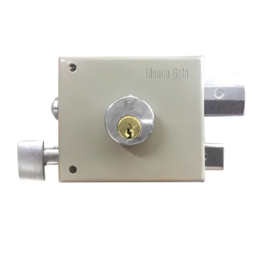 [CER-IDE-2G71501] CERRADURA FIJA DE SOBREPONER DERECHA CILINDRO SUELTO C/LLAVE Y SEG. NOCTURNO MOD. G715SD REF. IDE-2G71501 / 456792 IDEACE