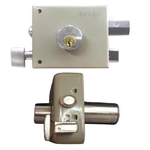 [CER-IDE-2G71506] CERRADURA FIJA DE SOBREPONER IZQ. CILINDRO FIJO LARGO MOD. G715FI REF. IDE-2G71506 / 674295 IDEACE