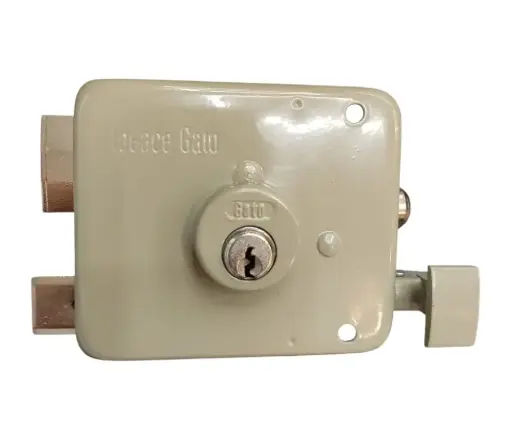 [CER-IDE-2G71506] CERRADURA FIJA DE SOBREPONER IZQ. CILINDRO LARGO C/ LLAVE Y SEG. NOCTURNO MOD. G715FI REF. IDE-2G71506 / 674295 IDEACE