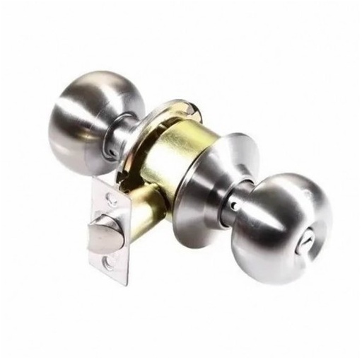 [CER-VIS-91002214] CERRADURA DE POMO / BOLA PARA BAÑO S/LLAVE MOD. 626 REF. 91002214 COD.037275 MARCA VISALOCK