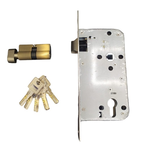 [CER-ZOE-212-MA] CERRADURA PARA EMBUTIR DE 60 MM C/ CIL MARP ASTRAL 3 BUL DORM. MOD. FRT-212-MAT REF CE0212 MARCA ZOE