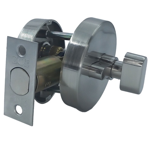 [CER-ZOE-6618FV] CERROJO REDONDO CILINDRO - PERILLA MARIPOSA COLOR ACERO INOX MOD. ZCE-6618FV REF. CE0125 MARCA ZOE