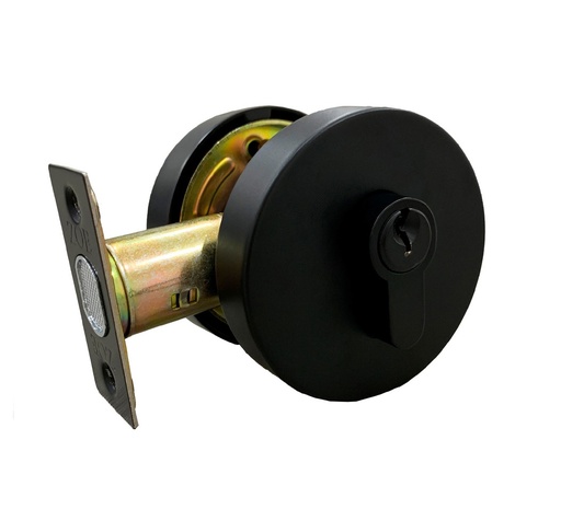 [CER-ZOE-6618MB] CERROJO REDONDO CILINDRO - PERILLA MARIPOSA COLOR NEGRO MATE MOD. ZCE-6618MB REF. CE0225 MARCA ZOE