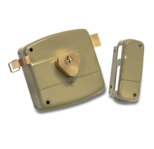 [CER-ZOE-7236BC] CERRADURA FIJA DE SOBREPONER DERECHA 100X2.2MM VERDE OLIVA MOD. ZCE-7236BC REF. CE0103 MARCA ZOE