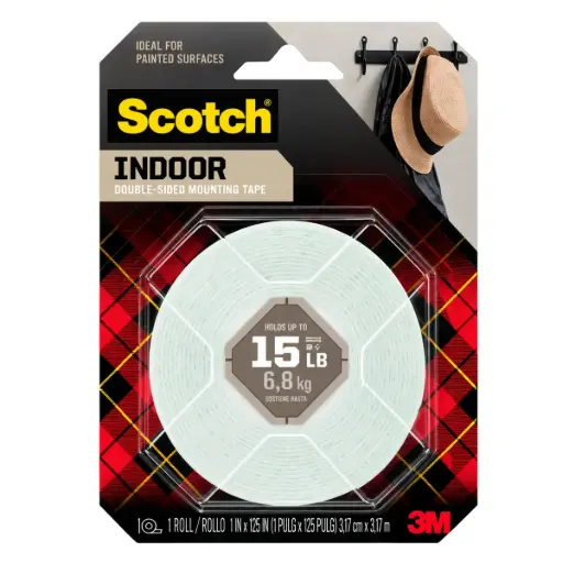 [CIN-3M-CIN-712] CINTA DOBLE FAZ ( 1" X 125" ) 25.4 MM X 3.17 MTS MOD.314S-MED REF. CIN-712 / 253817 MARCA 3M