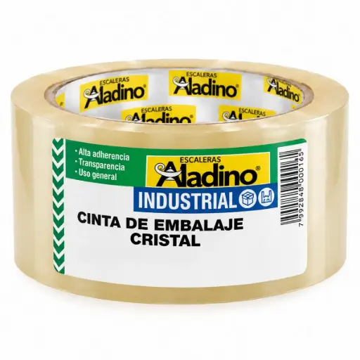 [CIN-ALA-CE08] CINTA DE EMBALAR CRISTAL 48MM X 90MTS TRANSPARENTE REF. CE08 / 709018 / 41586 MARCA ALADINO