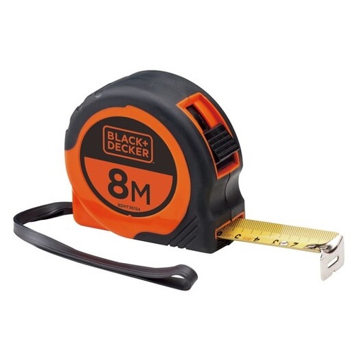 [CIN-BYD-BDHT36154] CINTA METRICA 25 MM X 8 MTS REF. BDHT36154 MARCA BLACK&DECKER