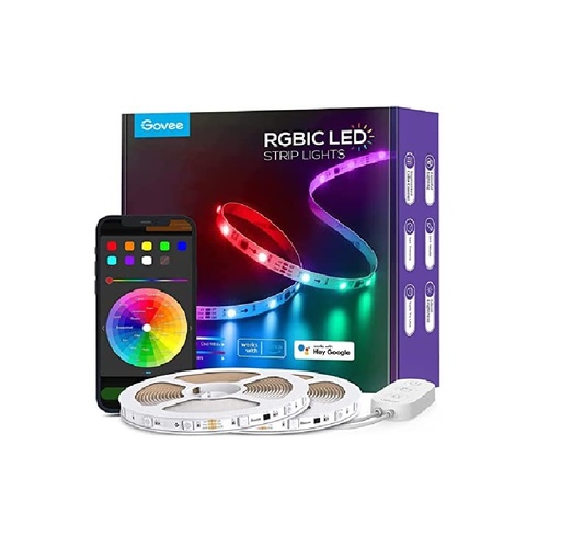 [CIN-GOV-RGB-H613C] KIT DE CINTA LED RGB LED STRIP LIGHT APP MOD- H613C ( 1 X 15 MTS ) REF. H613C MARCA GOVEE