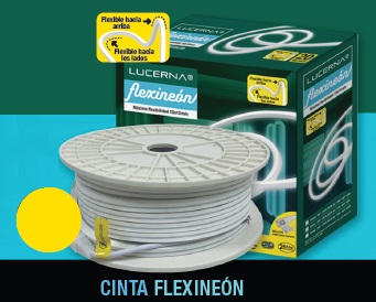 [CIN-LUC-CINTANEON3K] CINTA LED FLEXINEON POR METRO LUZ CALIDA 3000 K IP65 120 V MARCA LUCERNA