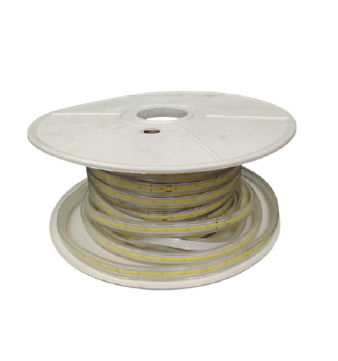 [CIN-LUC-COB6500K] CINTA LED TIPO COB S/PUNTOS POR METRO LUZ BLANCA 6500 K MARCA LUCERNA