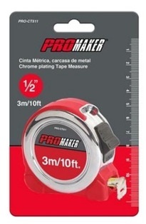 [CIN-PRO-CT511] CINTA METRICA POWERLOCK 1/2"X 3MTS REF. PRO-CT511 MARCA PROMAKER