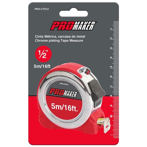 [CIN-PRO-CT512] CINTA METRICA POWERLOCK 3/4"X 5MTS REF. PRO-CT512 MARCA PROMAKER